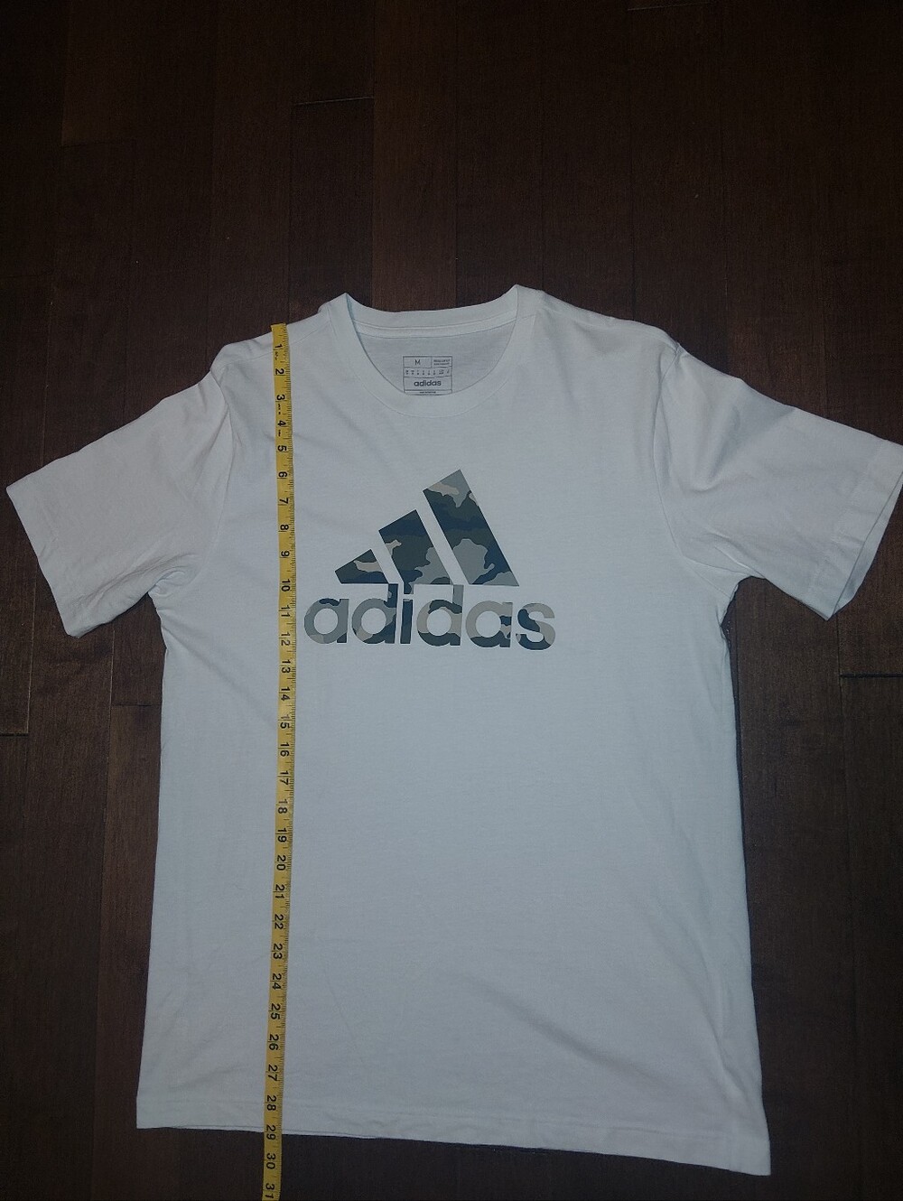 NWOT Adidas Camo Logo Graphic Tee – White Men’s M - Picture 5 of 7
